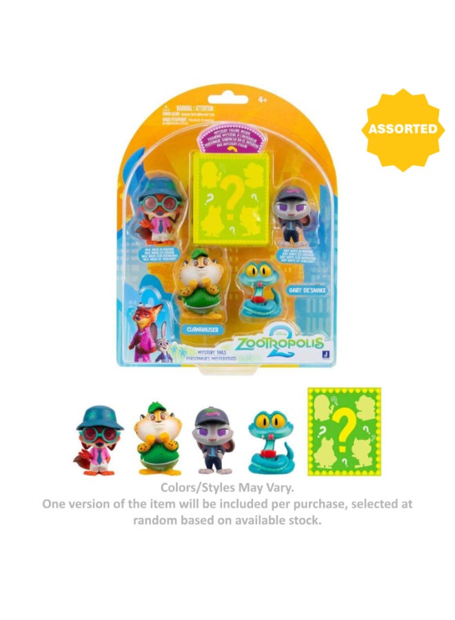 Disney Zootropolis 2 Mystery Tails Figures Set (5 cm, Pack of 5, Assorted) - Image 2